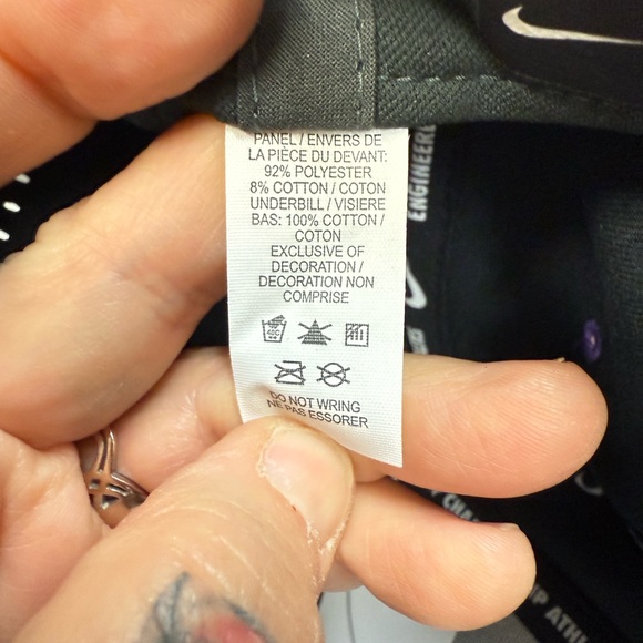 Nike WNBA -Golden State Purple and Black Men's Cap size 71/4 or 58cm - Picture 5 of 7